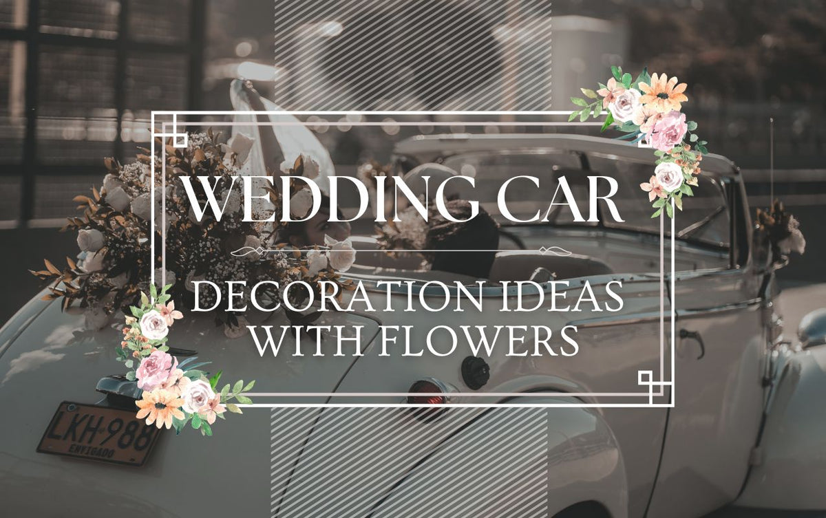 Wedding Car Decoration Ideas with Flowers