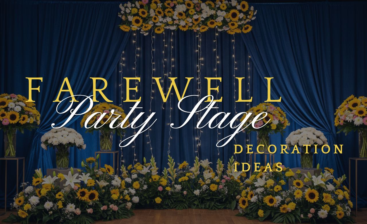 Stage Decoration For Farewell Party
