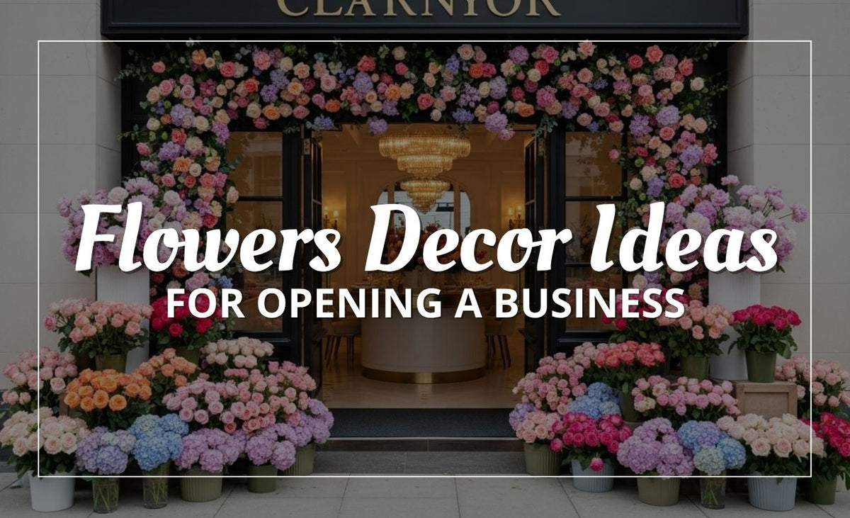 Flowers Decor Ideas for Opening a Business in Dubai, UAE