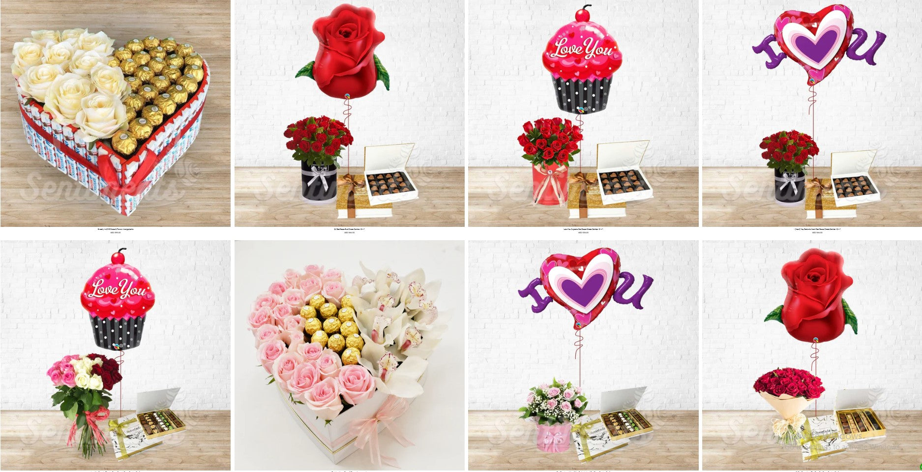 Chocolates with Flowers Bouquet Delivery Dubai) Sentiments.ae