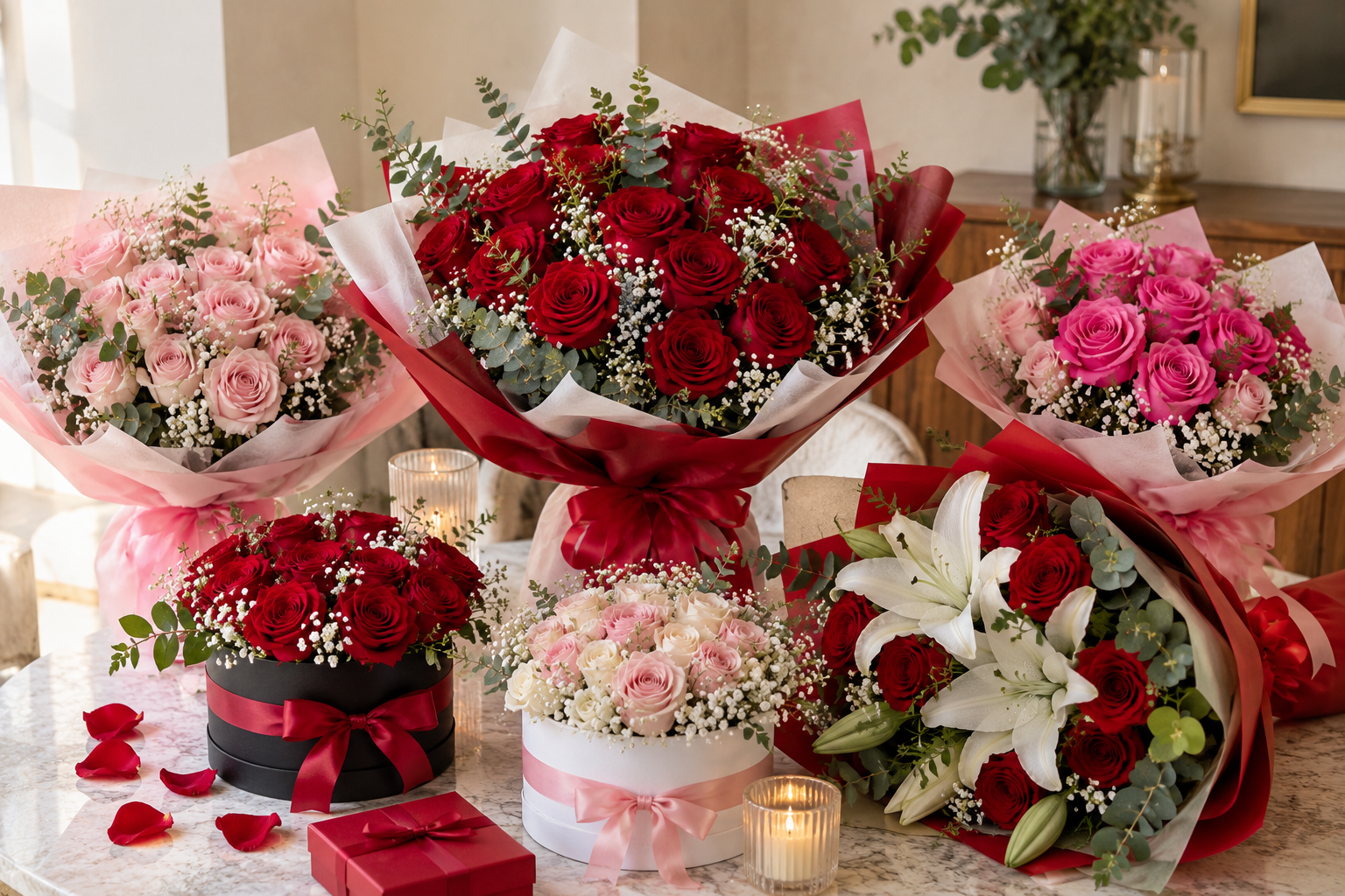 Best Flowers for Valentine's Day – Sentiments.ae