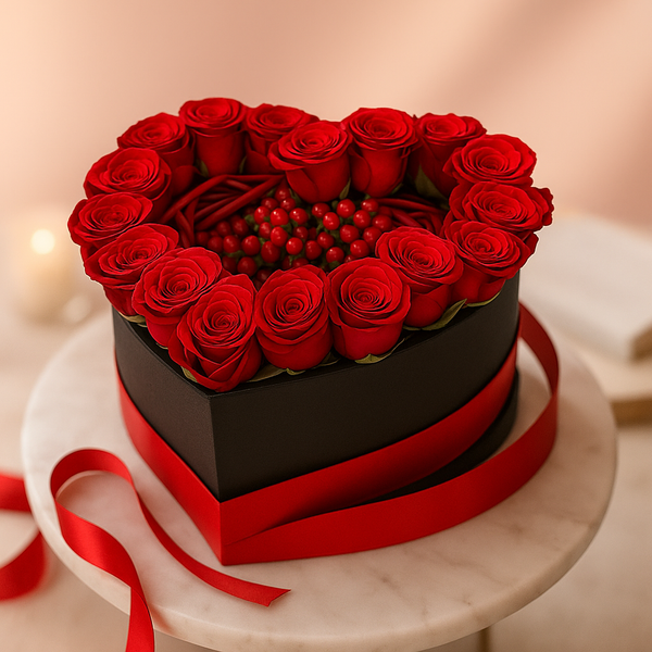 Open Heart - Roses N Berries 18roses