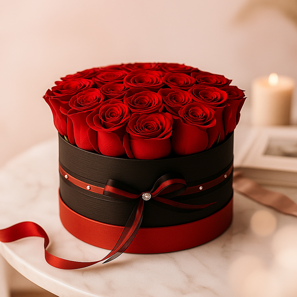 21 Red Rose Gift box