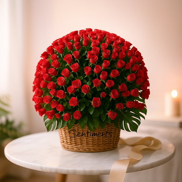 100 Red Roses A Gift Of Love