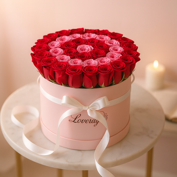 36 Roses in Pink & Red – Elegant Gift Box