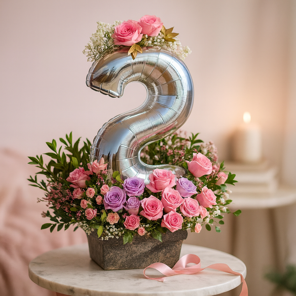 Any Single Number Fresh Flower Classic Arrangement Pre-Order 1 Day In Advance