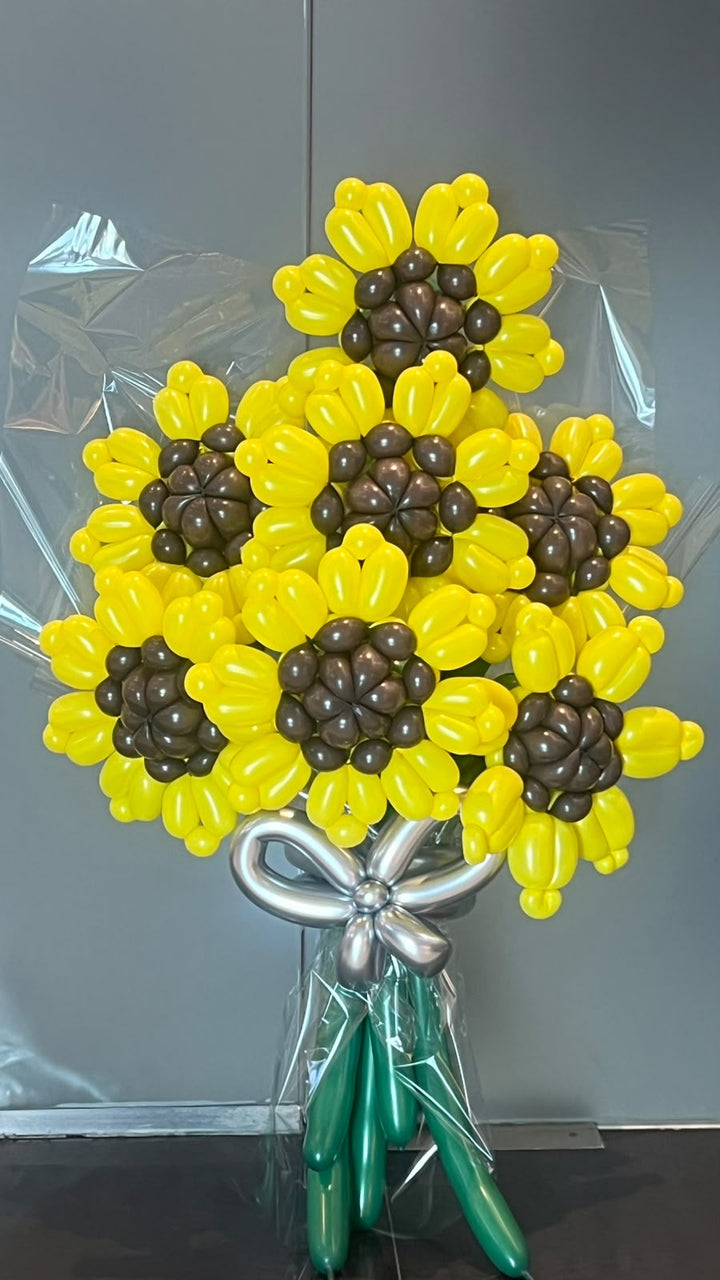 Balloon Sun Flower Bouquet -PRE ORDER – Sentiments.ae
