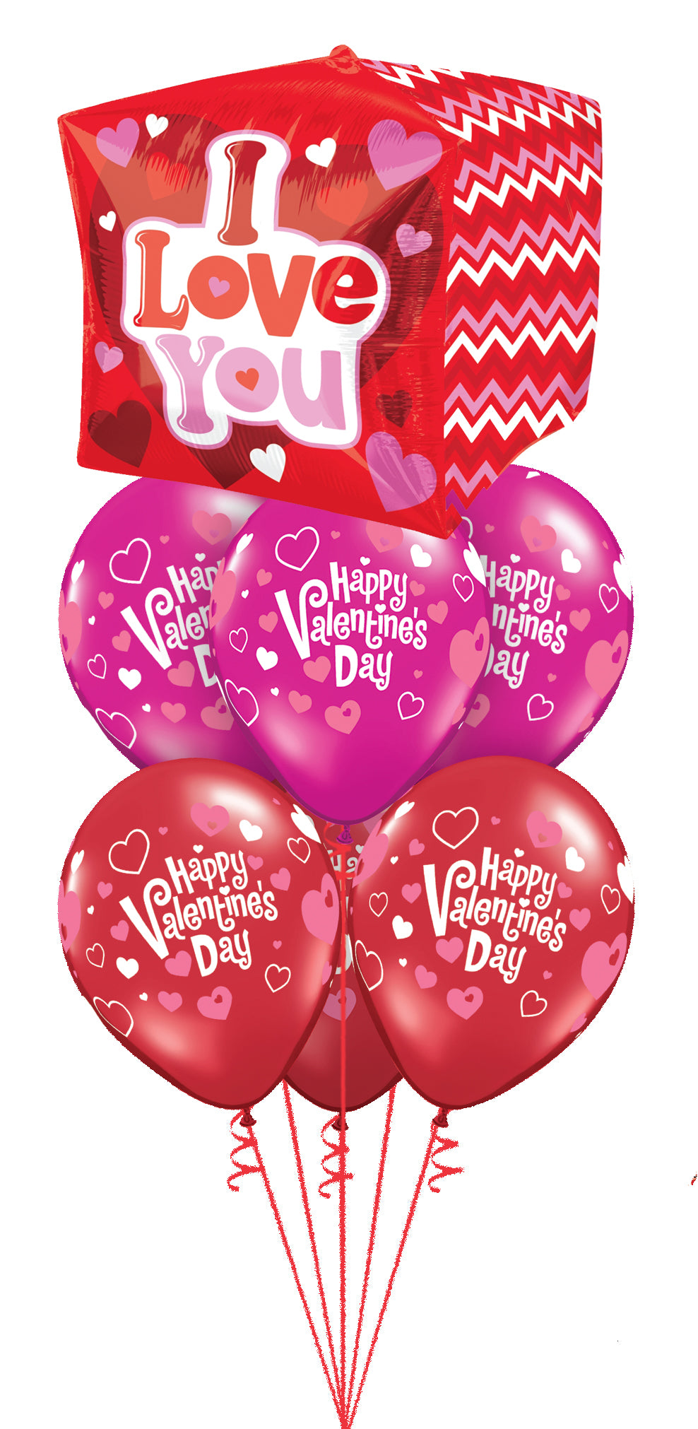 Sweet Valentines Balloon Bouquet