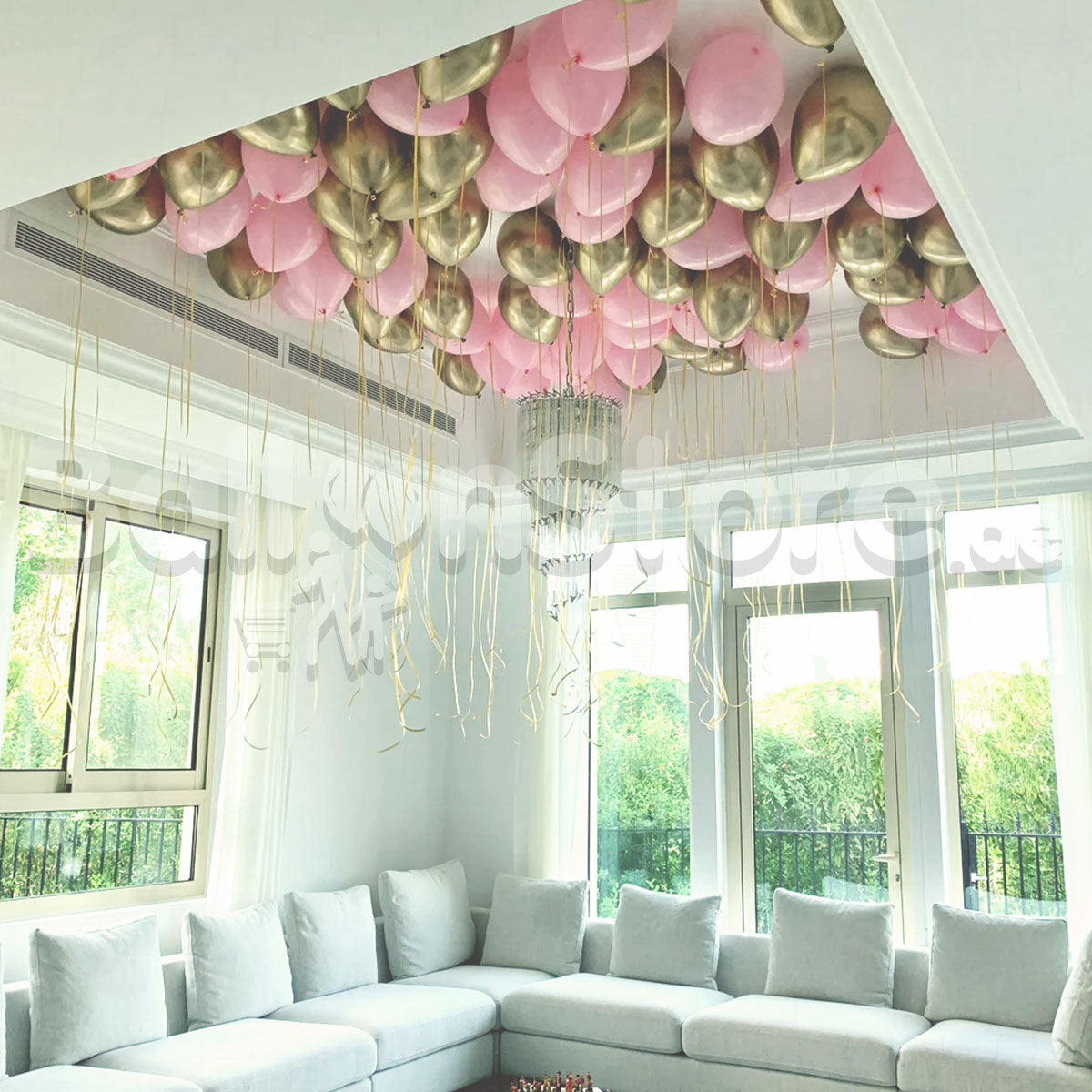 Royal Princess Chrome Helium Balloons - 50/100count