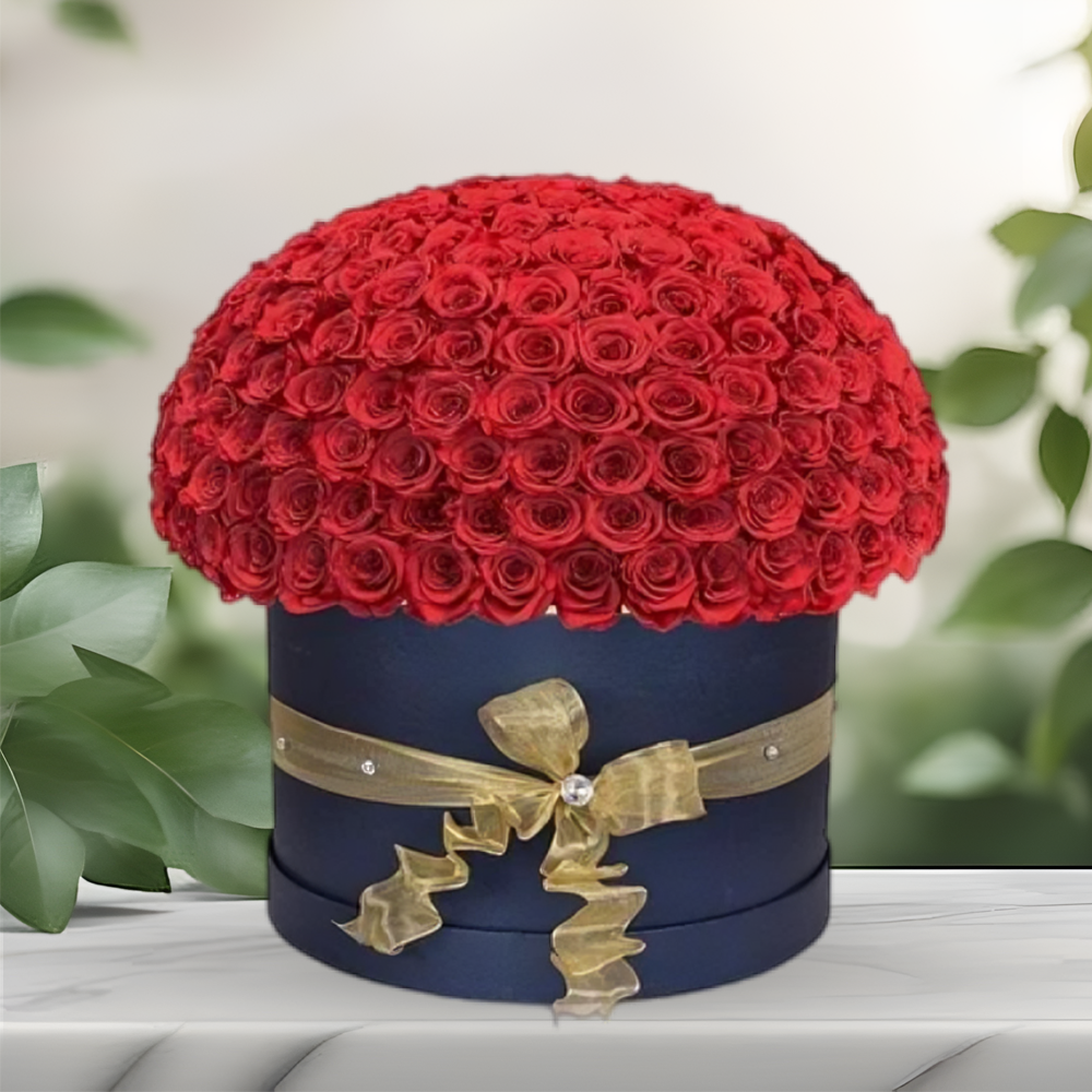 Elegant Love Red Roses Big Arrangement
