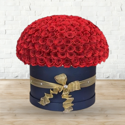Elegant Love Red Roses Big Arrangement