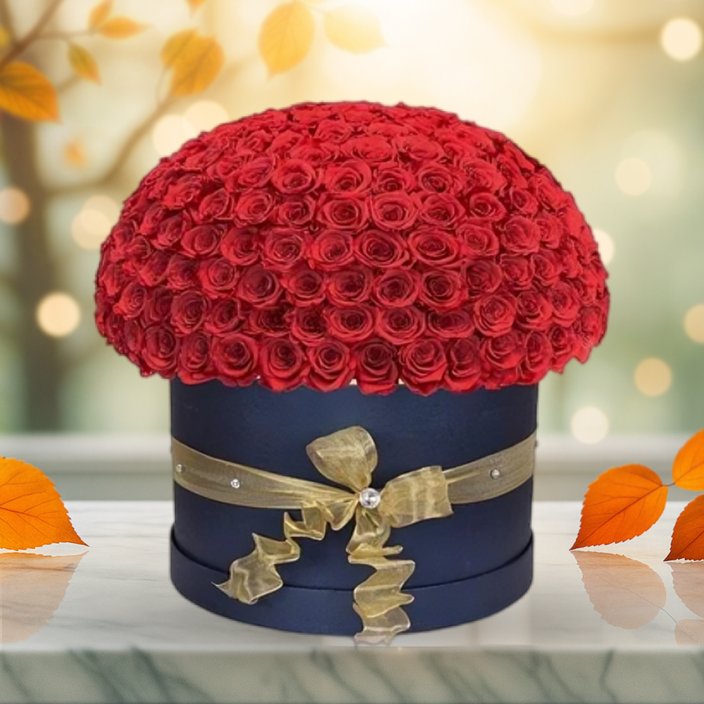 Elegant Love Red Roses Big Arrangement