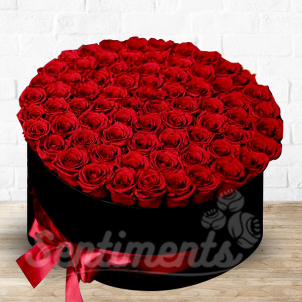 100 Romantic Red Roses Flowers Arrangement