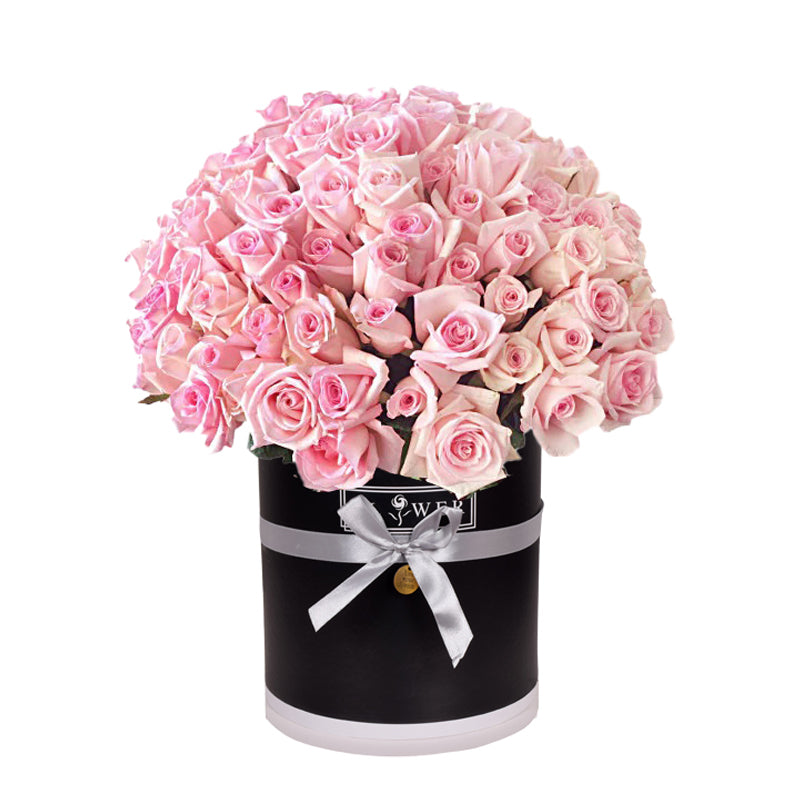 Pure Pink Roses Fresh Flower Arrangements