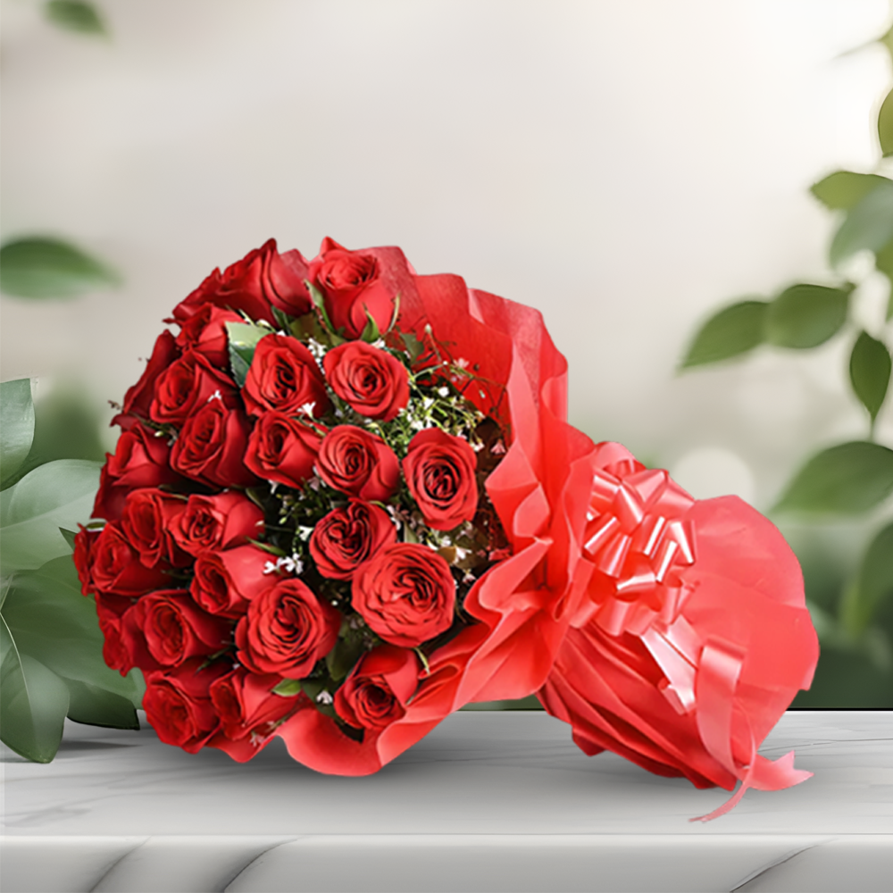 Love Me Like Me Red Roses Fresh Flower Hand Bouquet
