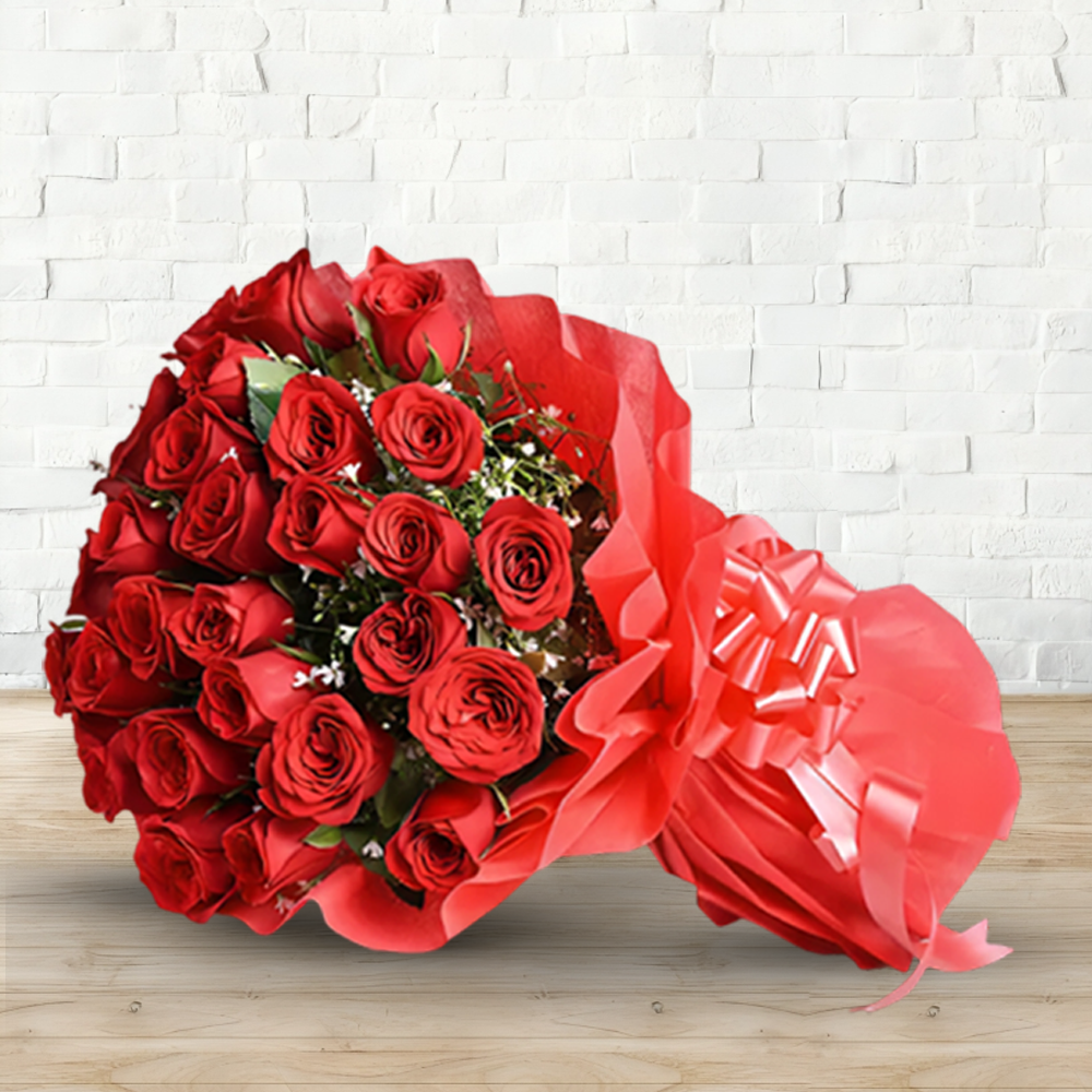 Love Me Like Me Red Roses Fresh Flower Hand Bouquet