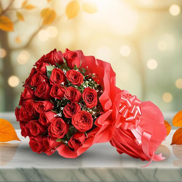 Love Me Like Me Red Roses Fresh Flower Hand Bouquet
