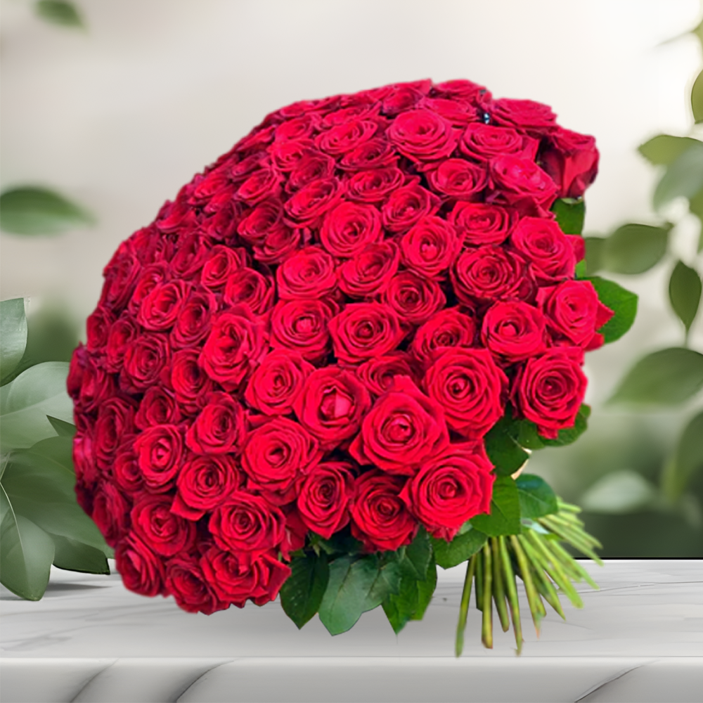 Love at First Sight Red Roses Fresh Flower Hand Bouquet