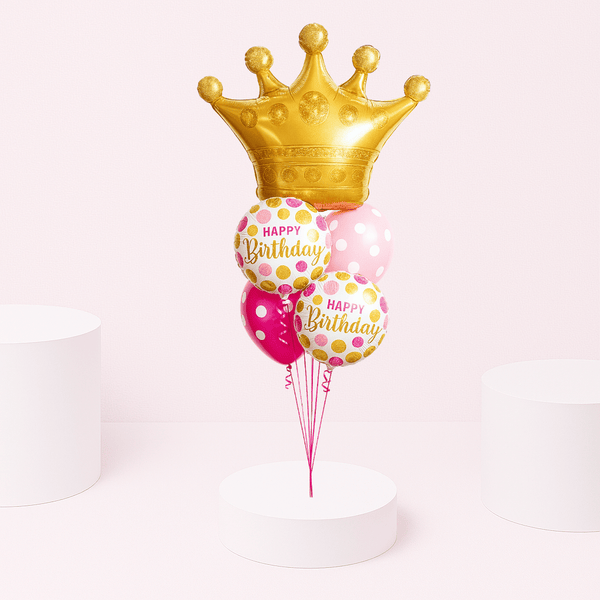 BIRTHDAY QUEEN BALLOON BOUQUET