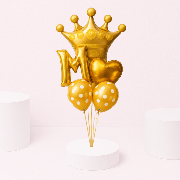 ANY ALPHABET GOLD BOUQUET