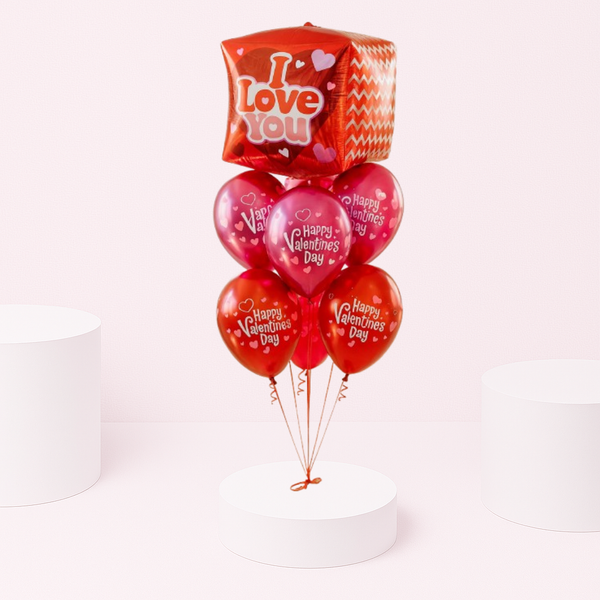 Sweet Valentines Balloon Bouquet