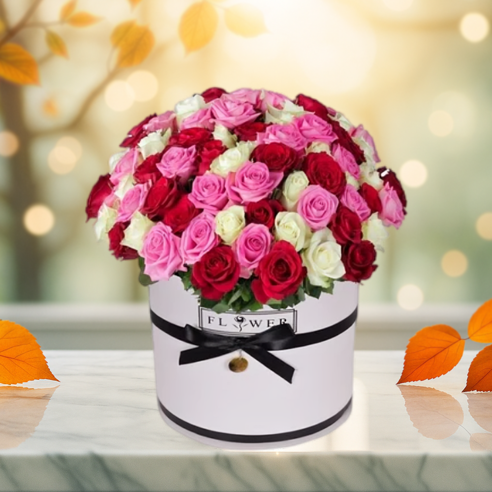 Symbol of Love -  Mixed Roses