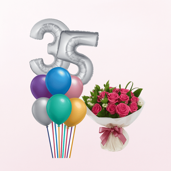 Any Occasion Chrome Bouquet Combo