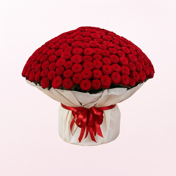 LOVE with Red Rose Bouquet