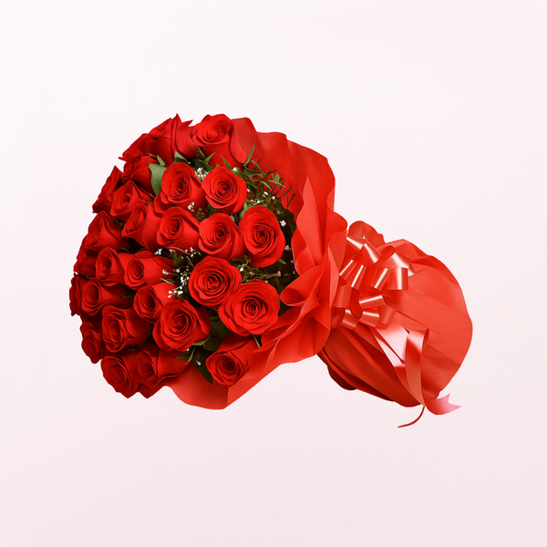 Love Me Like Me Red Roses Fresh Flower Hand Bouquet