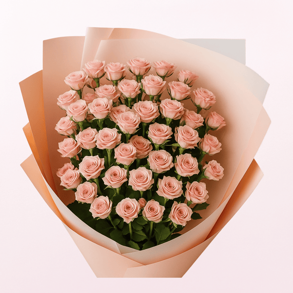 Pinky  Spray Roses Fresh Flower Hand Bouquet
