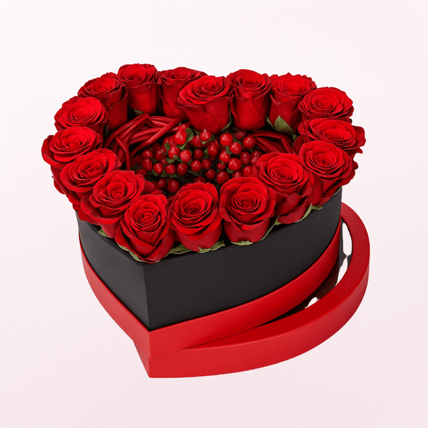 Open Heart - Roses N Berries 18roses