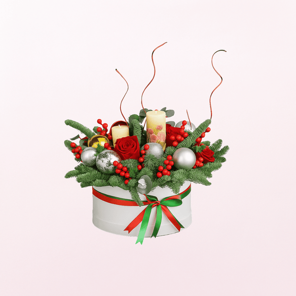 Advent Inspire Christmas Flowers Arrangement