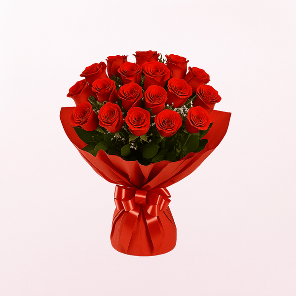 Love Me Like Me Red Roses Fresh Flower Hand Bouquet