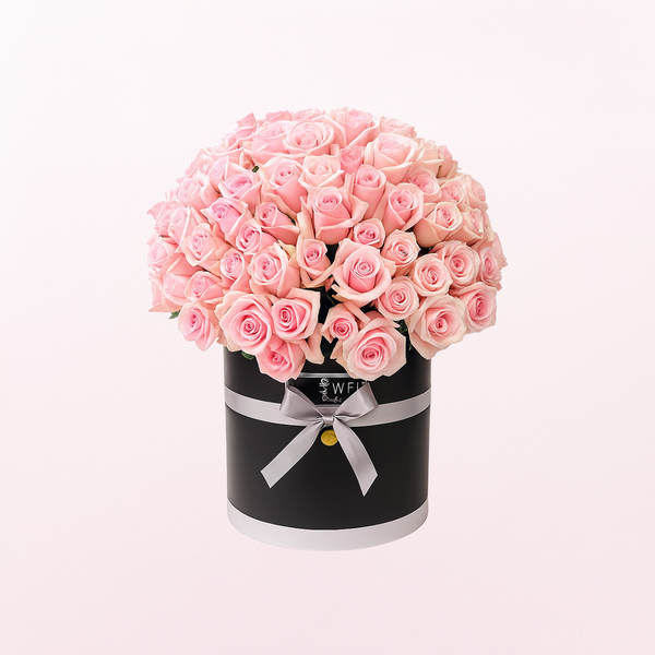 Pure Pink Roses Fresh Flower Arrangements