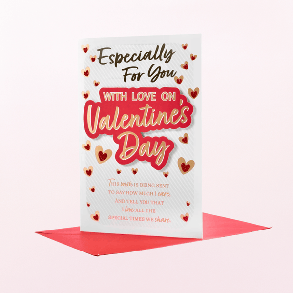 Especially For You on Valentine's Day Card