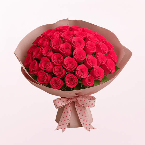 Pretty Pink Roses Fresh Flower Hand Bouquet