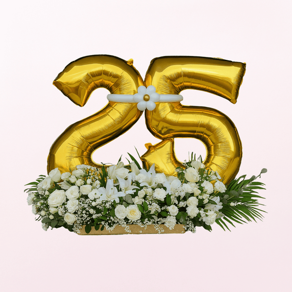 Any Two Number / Letter Fresh Flower Classic Arrangement