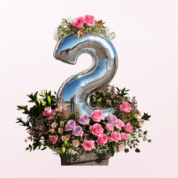 Any Single Number Fresh Flower Classic Arrangement PRE-ORDER 1DAY In Advance