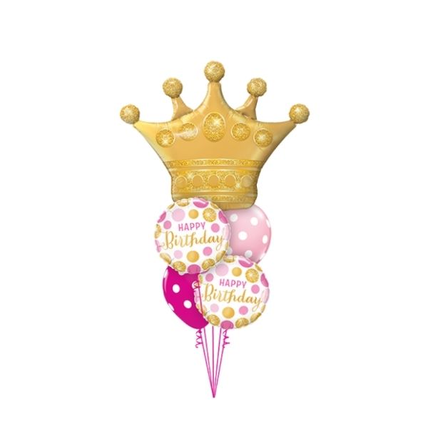 BIRTHDAY QUEEN BALLOON BOUQUET
