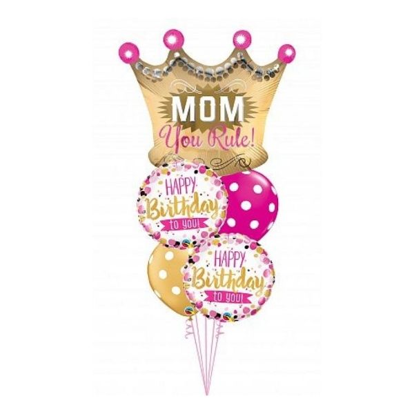 HAPPY BIRTHDAY TO YOU PINK & GOLD FOR MUM