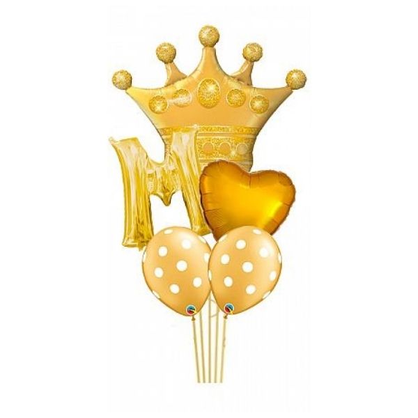 ANY ALPHABET GOLD BOUQUET