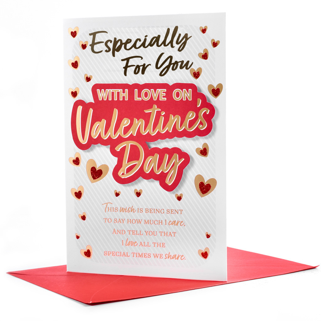 Especially For You on Valentine's Day Card
