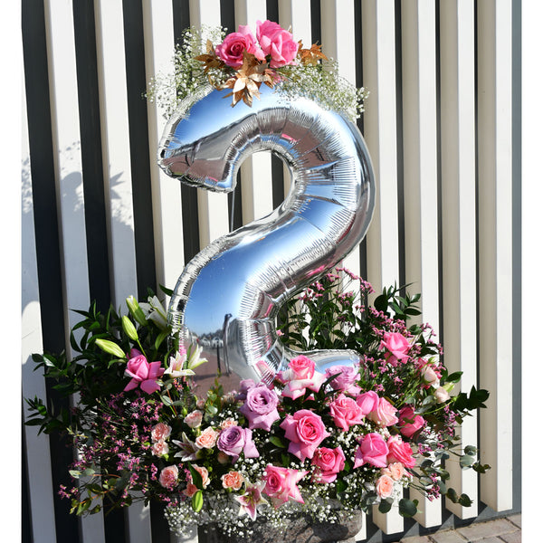 Any Single Number Fresh Flower Classic Arrangement PRE-ORDER 1DAY In Advance