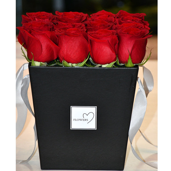 Red Roses in a Box
