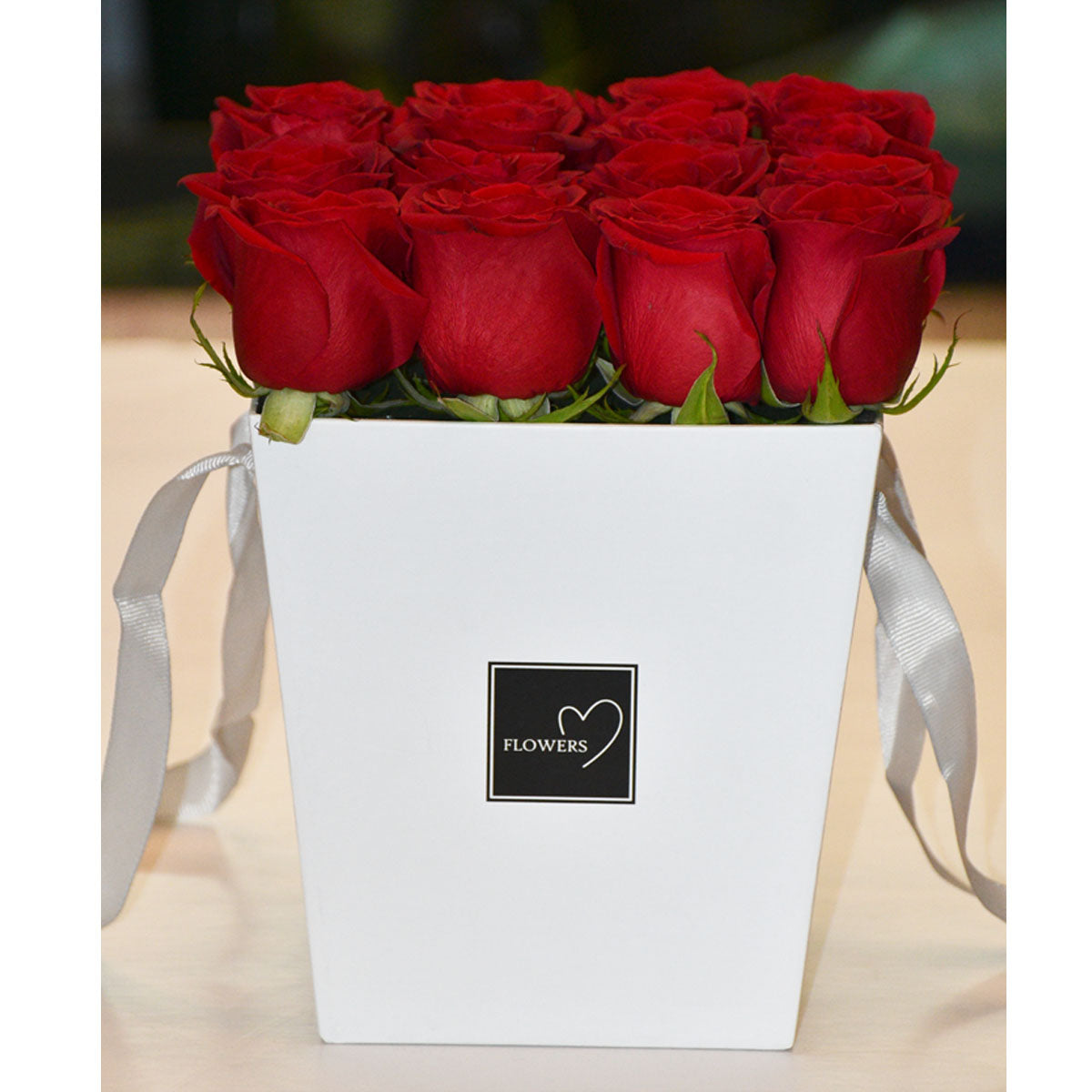 Red Roses in a Box