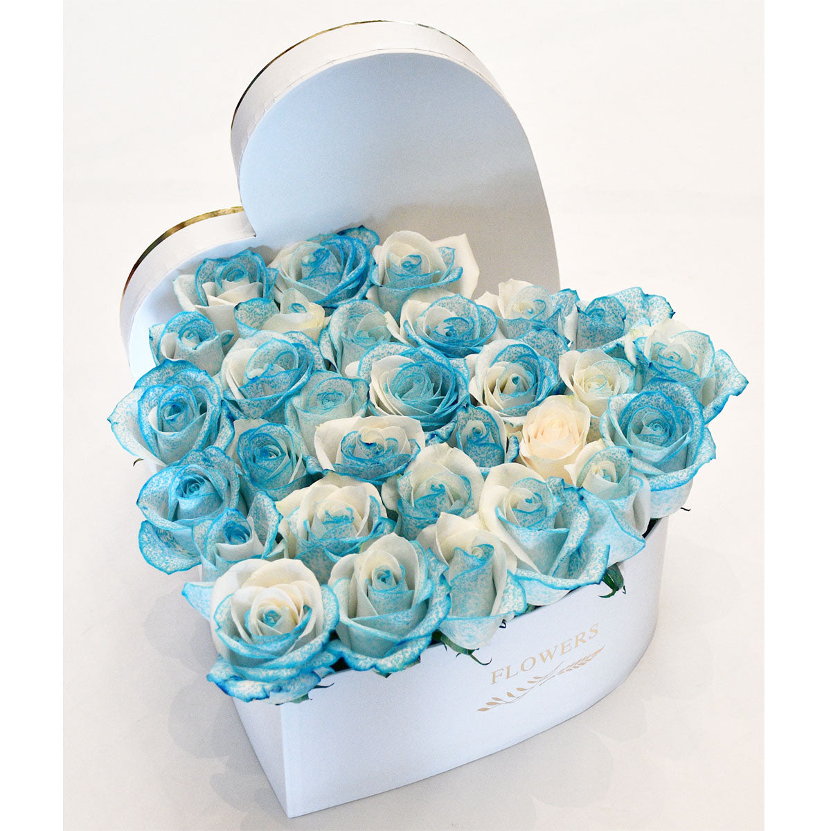Mixed Beauty Blue Heart Box