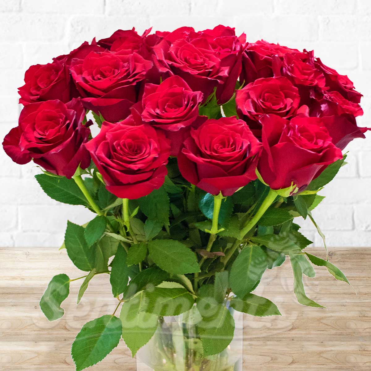 Lovely Red Roses on a  Vase