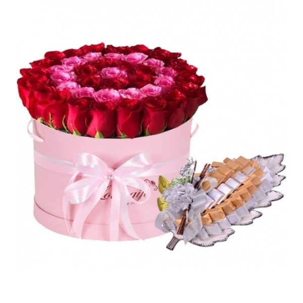36 Roses with Patchi Chocolates